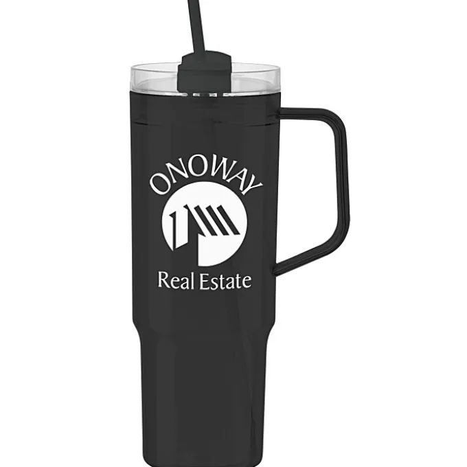 Carter Acrylic Mug with Straw - 40 oz
