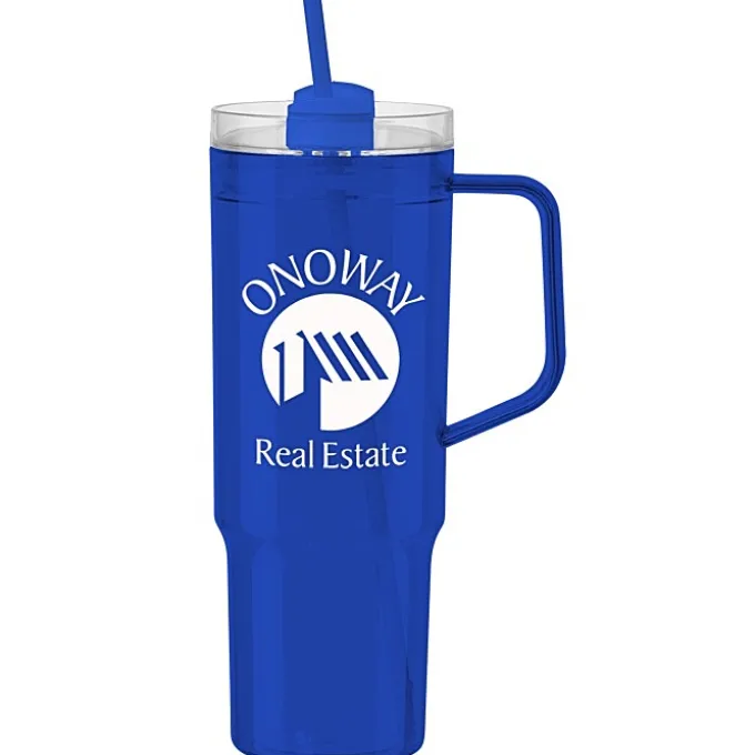 Carter Acrylic Mug with Straw - 40 oz
