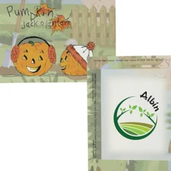 Cartoon Seed Packet - Pumpkin
