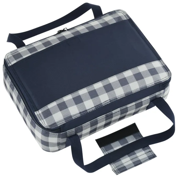Casserole Keeper - Navy Plaid