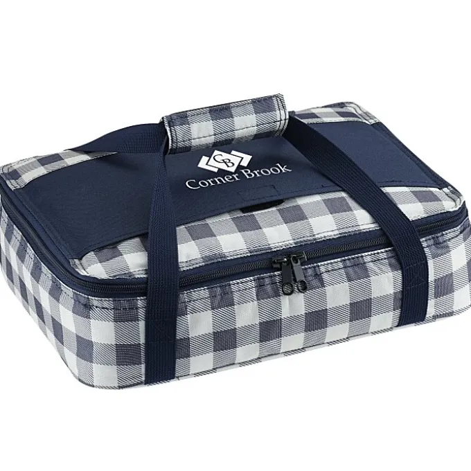 Casserole Keeper - Navy Plaid
