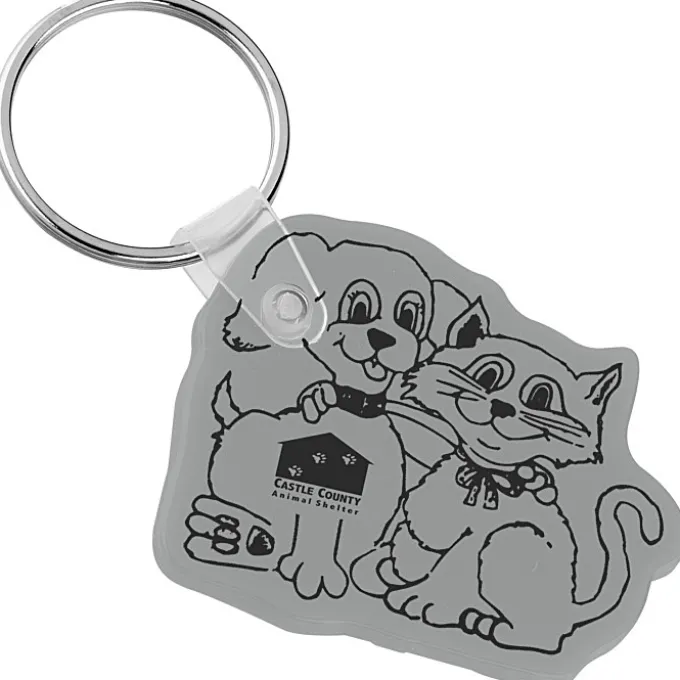 Cats & Dogs Soft Keychain - Opaque