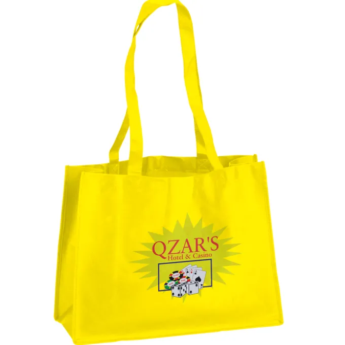 Celebration Shopping Tote - 12 inches x 16 inches - 28 inches Handles - Full Color