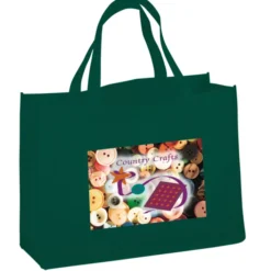 Celebration Shopping Tote - 12 inches x 16 inches - 18 inches Handles - Full Color