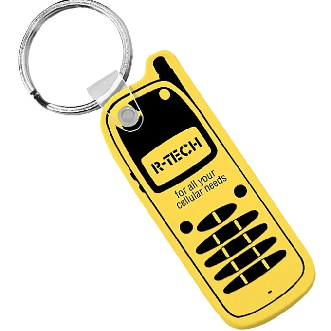Cell Phone Soft Keychain - Opaque