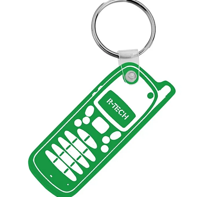 Cell Phone Soft Keychain - Translucent