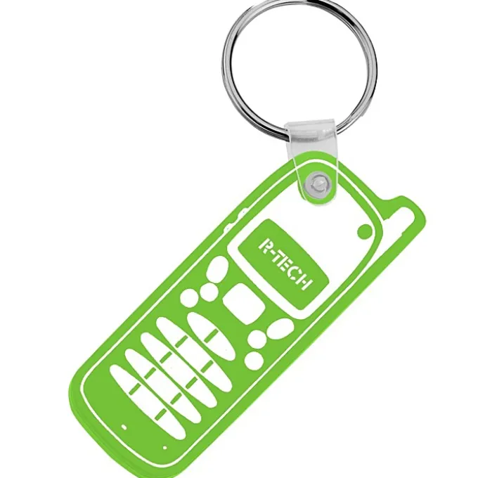 Cell Phone Soft Keychain - Translucent