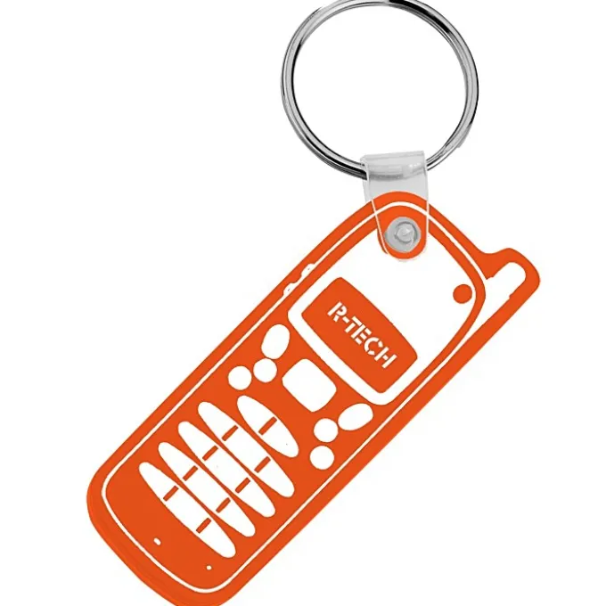 Cell Phone Soft Keychain - Translucent