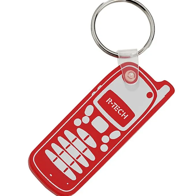 Cell Phone Soft Keychain - Translucent