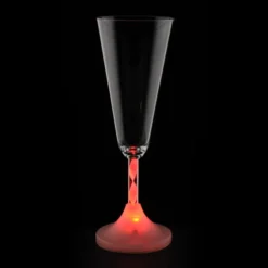 Champagne Glass with Light-Up Spiral Stem - 7 oz.
