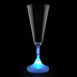 Champagne Glass with Light-Up Spiral Stem - 7 oz. - 24 hr