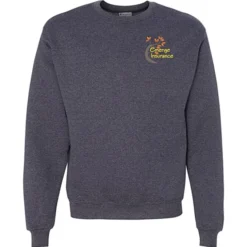 Champion Powerblend Crew Sweatshirt - Men's - Embroidered