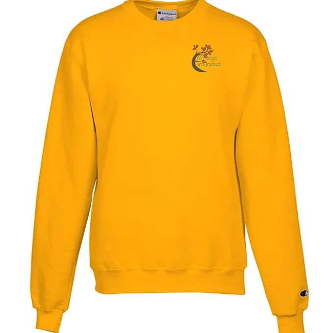 Champion Powerblend Crew Sweatshirt - Men's - Embroidered
