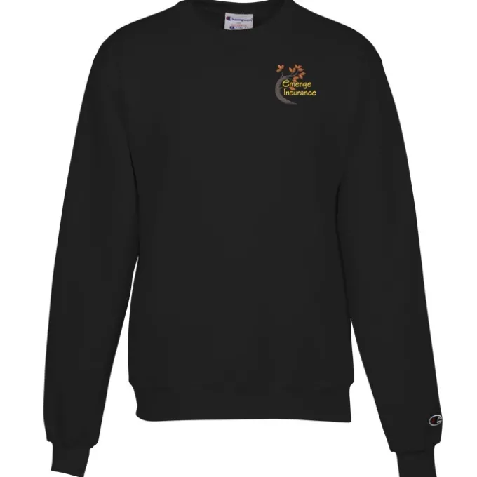 Champion Powerblend Crew Sweatshirt - Men's - Embroidered