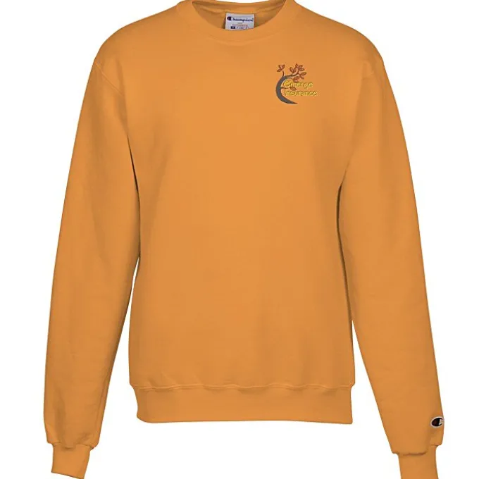 Champion Powerblend Crew Sweatshirt - Men's - Embroidered