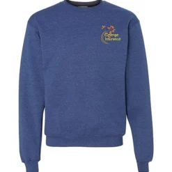 Champion Powerblend Crew Sweatshirt - Men's - Embroidered