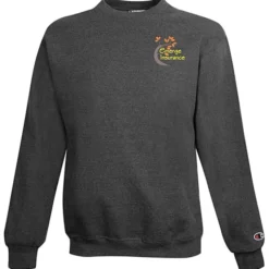 Champion Powerblend Crew Sweatshirt - Men's - Embroidered