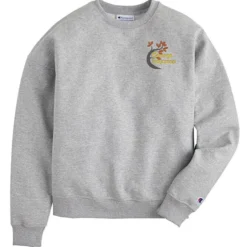 Champion Powerblend Crew Sweatshirt - Ladies' - Embroidered