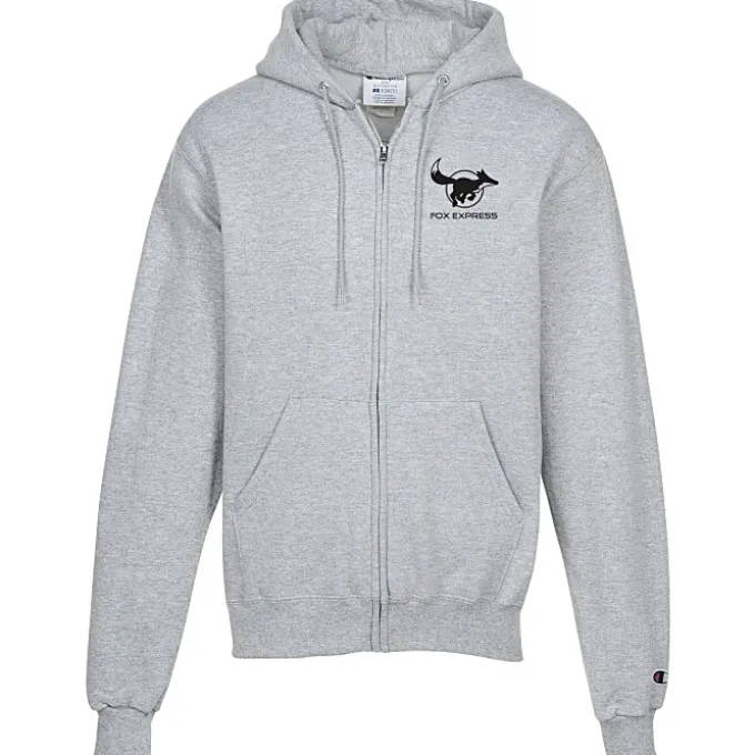 Champion Powerblend Full-Zip Hoodie - Screen