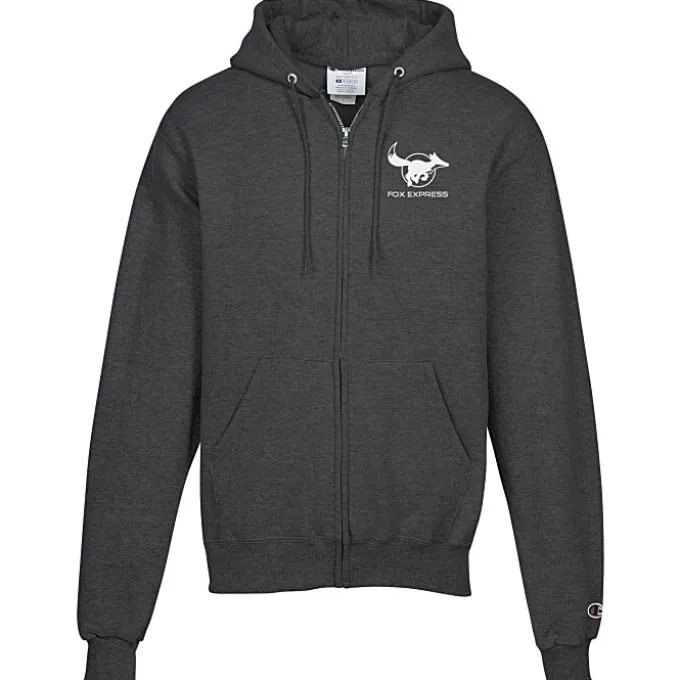 Champion Powerblend Full-Zip Hoodie - Screen