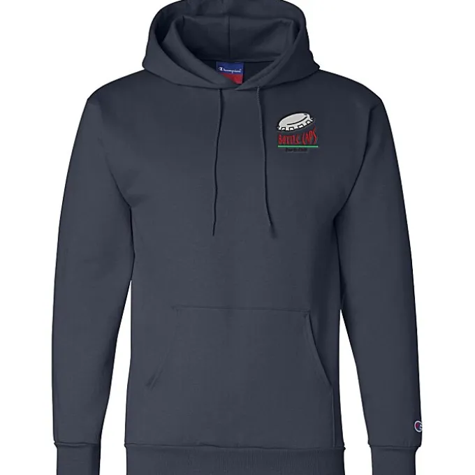 Champion Powerblend Hoodie - Men's - Embroidered