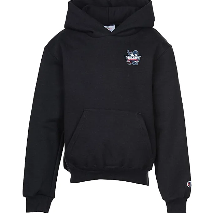 Champion Powerblend Hoodie - Youth - Embroidered