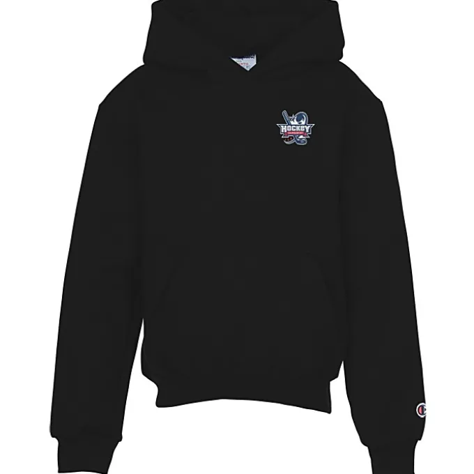 Champion Powerblend Hoodie - Youth - Embroidered