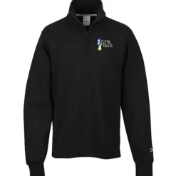 Champion PowerBlend 1/4-Zip Sweatshirt - Embroidered