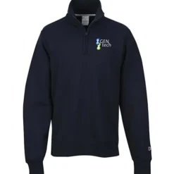 Champion PowerBlend 1/4-Zip Sweatshirt - Embroidered