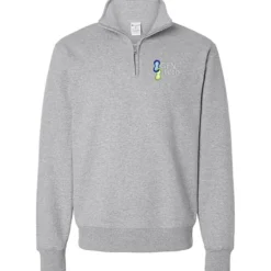 Champion PowerBlend 1/4-Zip Sweatshirt - Embroidered