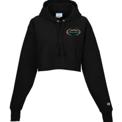 Champion Reverse Weave Cropped Hoodie - Ladies' - Embroidered