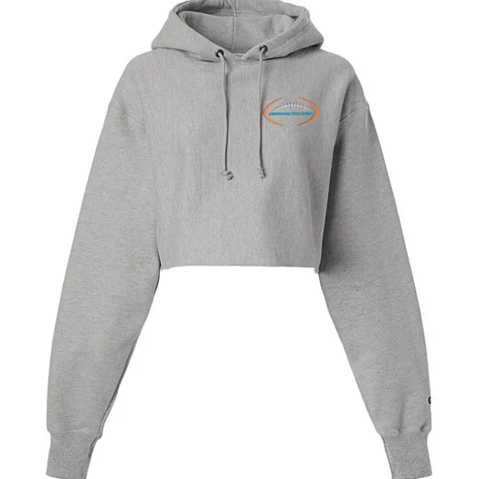 Champion Reverse Weave Cropped Hoodie - Ladies' - Embroidered