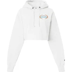 Champion Reverse Weave Cropped Hoodie - Ladies' - Embroidered