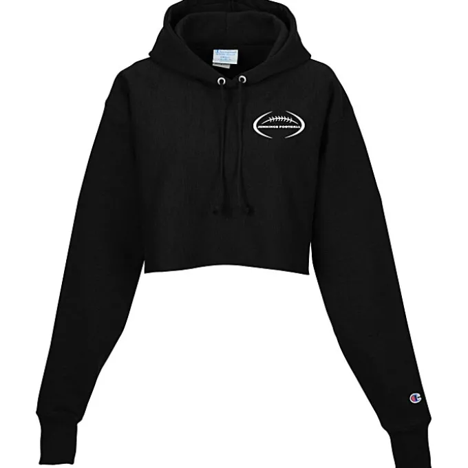Champion Reverse Weave Cropped Hoodie - Ladies' - Screen