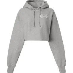 Champion Reverse Weave Cropped Hoodie - Ladies' - Screen