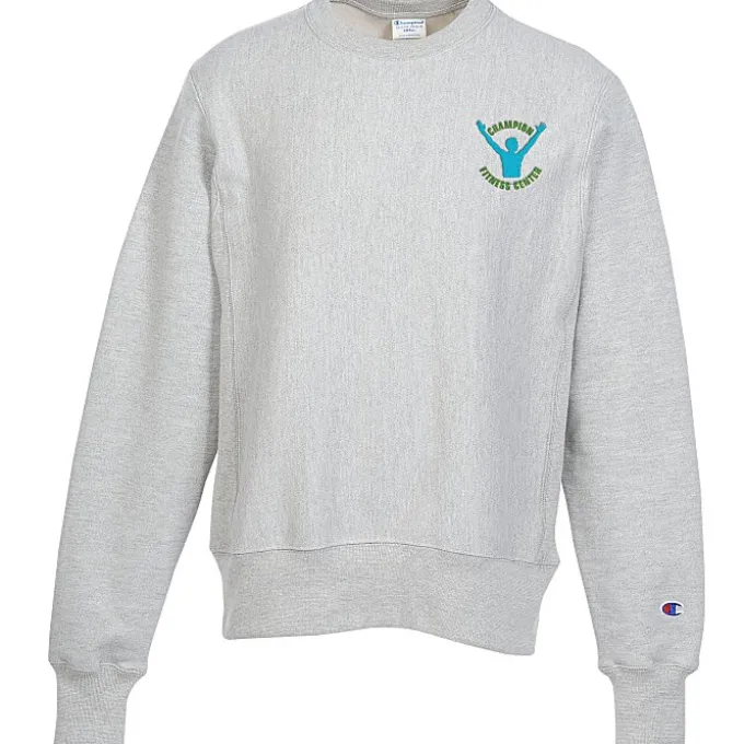 Champion Reverse Weave 12-oz Crew Sweatshirt - Embroidered
