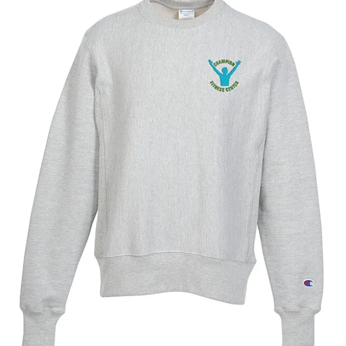 Champion Reverse Weave 12-oz Crew Sweatshirt - Embroidered