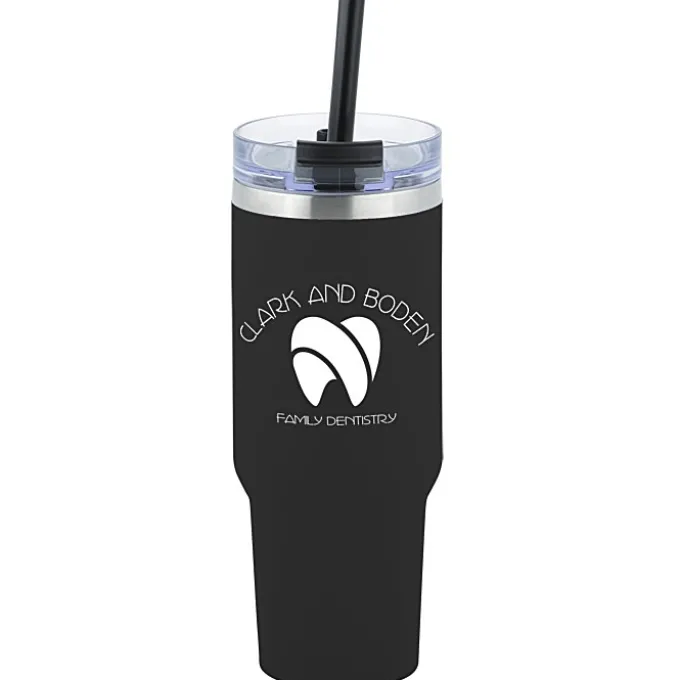 Charger Vacuum Tumbler - 40 oz - 24 hr