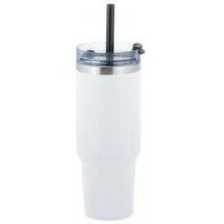 Charger Vacuum Tumbler - 40 oz - Laser Engraved