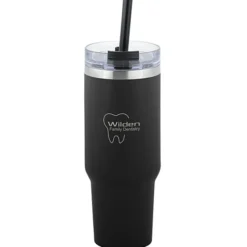Charger Vacuum Tumbler - 40 oz - Laser Engraved