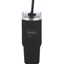 Charger Vacuum Tumbler - 40 oz - Laser Engraved