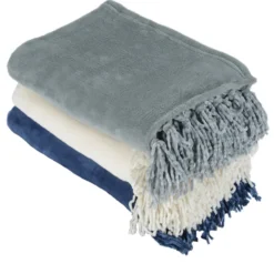 Chenille Fringed Blanket