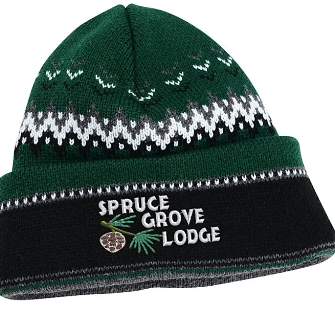 Chevron Heavyweight Beanie with Cuff