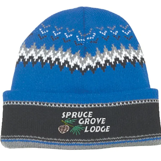 Chevron Heavyweight Beanie with Cuff