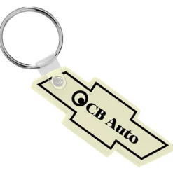 Chevy Bow Tie Soft Keychain - Opaque