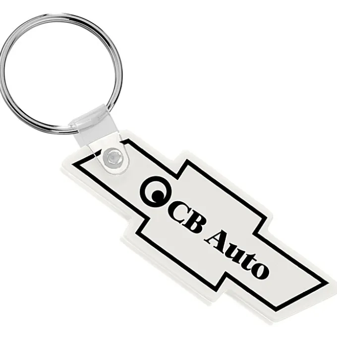 Chevy Bow Tie Soft Keychain - Opaque