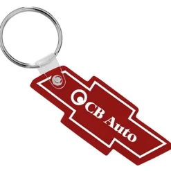 Chevy Bow Tie Soft Keychain - Opaque