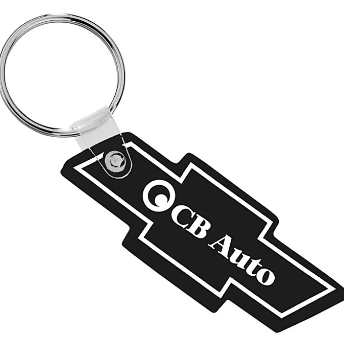 Chevy Bow Tie Soft Keychain - Opaque