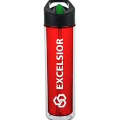Chiller Insulated Bottle with Two-Tone Flip Straw Lid - 16 oz