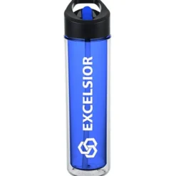 Chiller Insulated Bottle with Two-Tone Flip Straw Lid - 16 oz